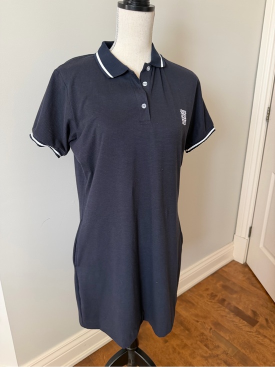 Loewe Dresses & Skirts - Loewe Navy Polo Dress with White Trim